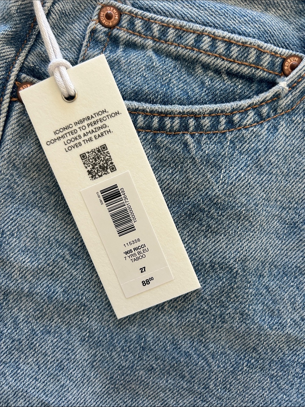Aritzia Denim Forum The '90s Ricci Denim Skirt - Picture 3 of 7